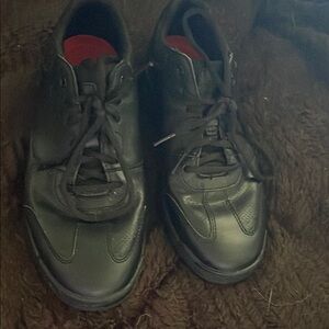 Shoes For Crews Black non-slip Sneakers with Platform Sole